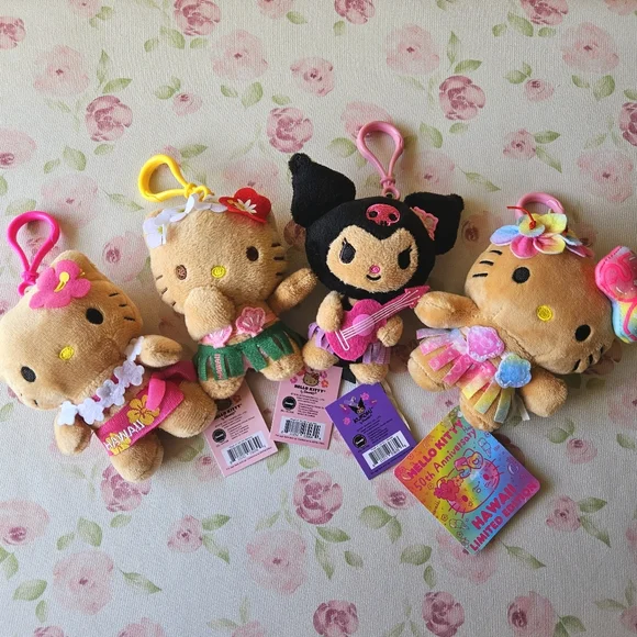 🎀Hello Kitty Keychain / Plush ♡Limited Edition♡ Anniversary 🎀❣️[Brand New] - Picture 7 of 9